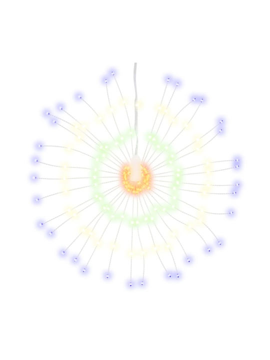 140 Weihnachtslichter LED Mehrfarbig Batterie vom Typ Feuerwerk vidaXL
