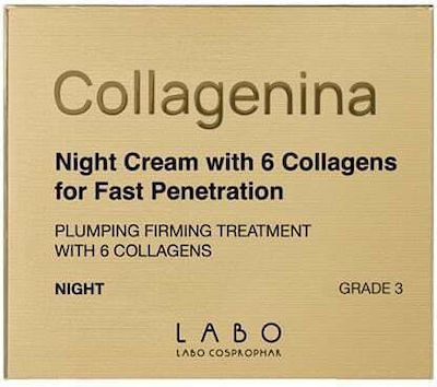 Labo Straffend Creme Gesicht Nacht mit Kollagen 50ml