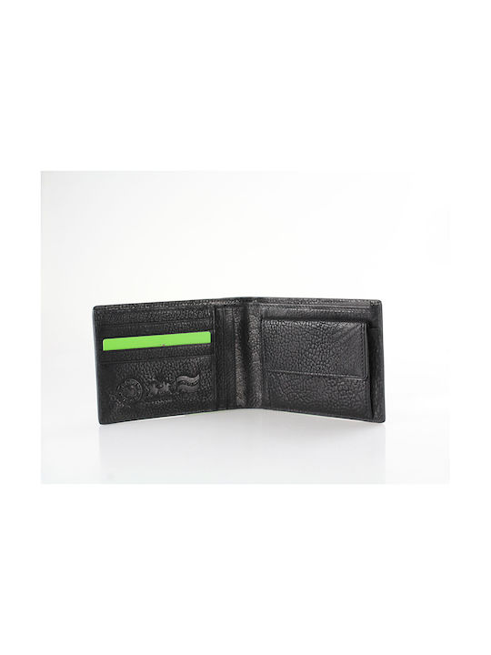 La Martina Men's Leather Wallet Black