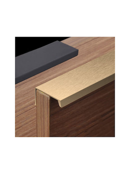 Finetto Handle Furniture made of Metallic Gold Matte 243-1271#096#G 1pcs