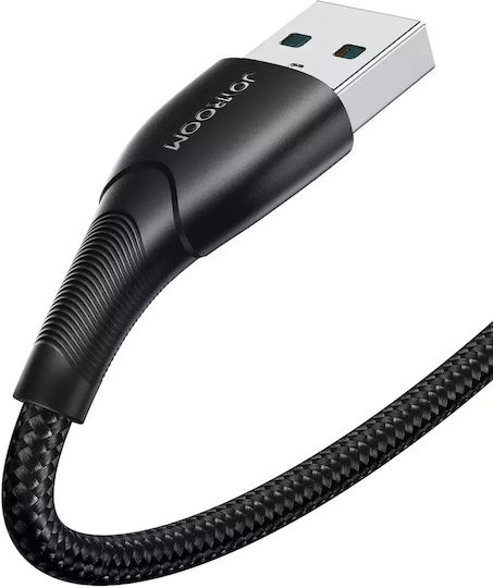 Joyroom Starry Series Cablu USB 2.0 Braided USB-C Masculin - USB-A 100W PD Negru 1m SA32-AC6