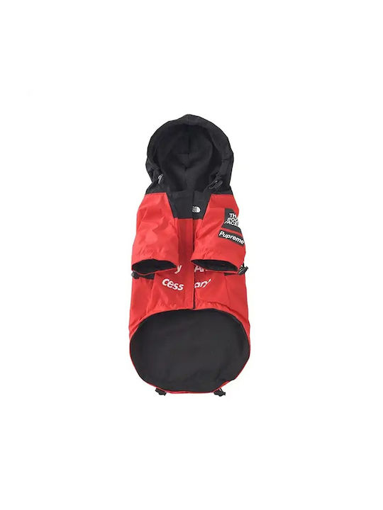 Yellow Waterproof Dog Coat with Hood