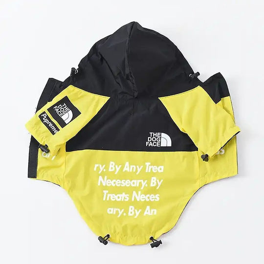 Кучешки палта Водоустойчиво Худи Yellow
