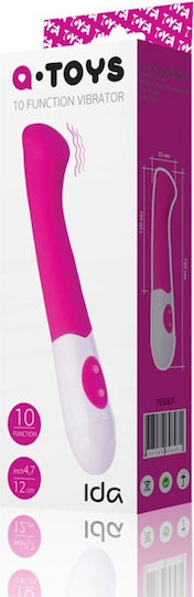 ToyFa Vibrator Δονητής G-Spot 19cm Ροζ