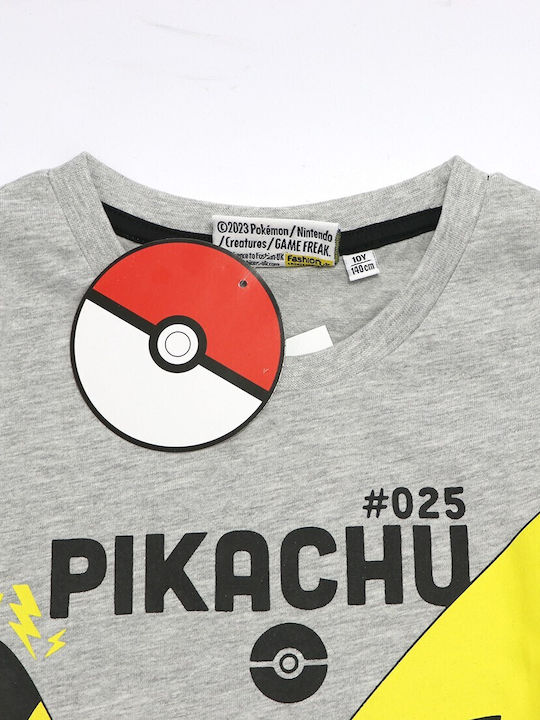 Kinderoberteil Langärmelig Grau Pokémon