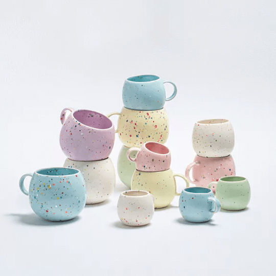 Egg Back Home Cană Ceramică Albastru 250ml