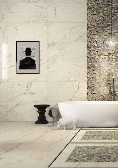 Imola Placă Perete Interior Porțelanat Lucios 120x60cm Marmarizé