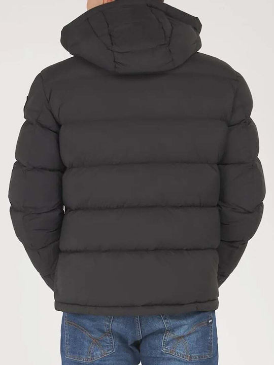 Blauer Herren Winter Jacke Lässig BLAUER GIUBBINI CORTI IMBOTTITO PIUMA ''''''