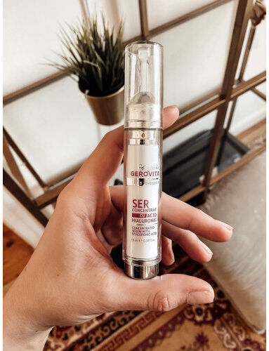 Gerovital H3 Evolution Moisturizing & Anti-aging Serum Face with Vitamin C & Hyaluronic Acid for Radiance 10ml