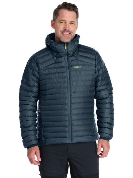 Rab Alpine Men's Winter Puffer Jacket Waterproof Orion Blue