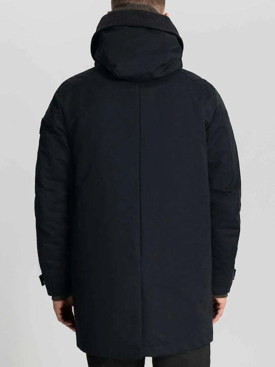 Dstrezzed 3 in 1 Men's Winter Parka Jacket Black