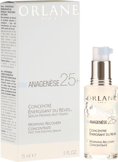 Orlane Paris Anagenese 25 + Morning Recovery Moisturizing Serum Face with Peptides for Radiance & Firming 15ml