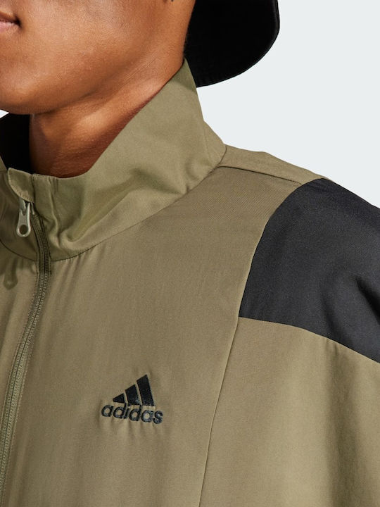 adidas Colorblock Sweat Set Khaki