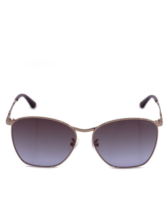 Guess Ochelari de soare cu Rose Gold Rame și Purple Ochelari de soare Lentilă GU7759-D 74Z