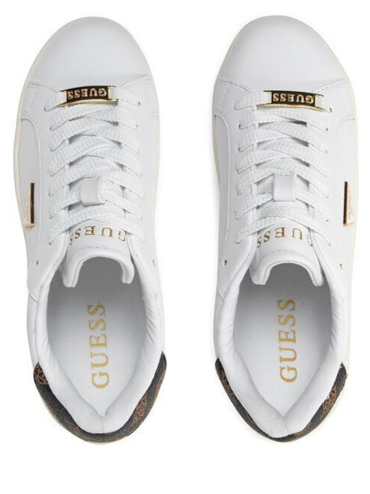 Adidași Flatforms Pentru Femei Alb