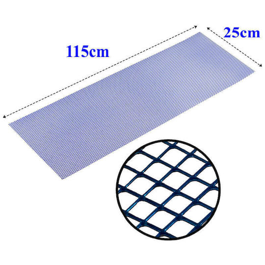 Auto Gs Car Decorative Grill 120cm x 25cm Blue Color