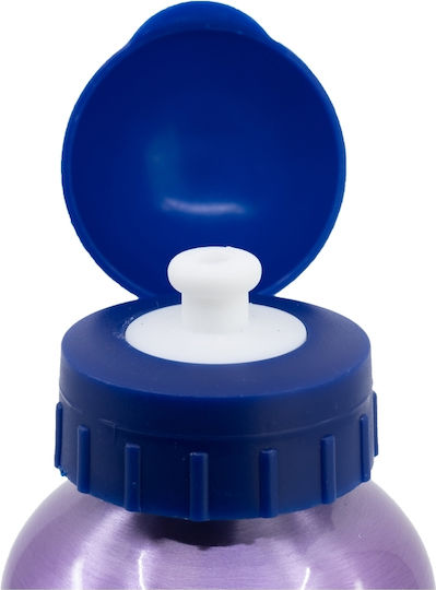 Stor Kinderflasche Gefroren Aluminium Lila 530ml
