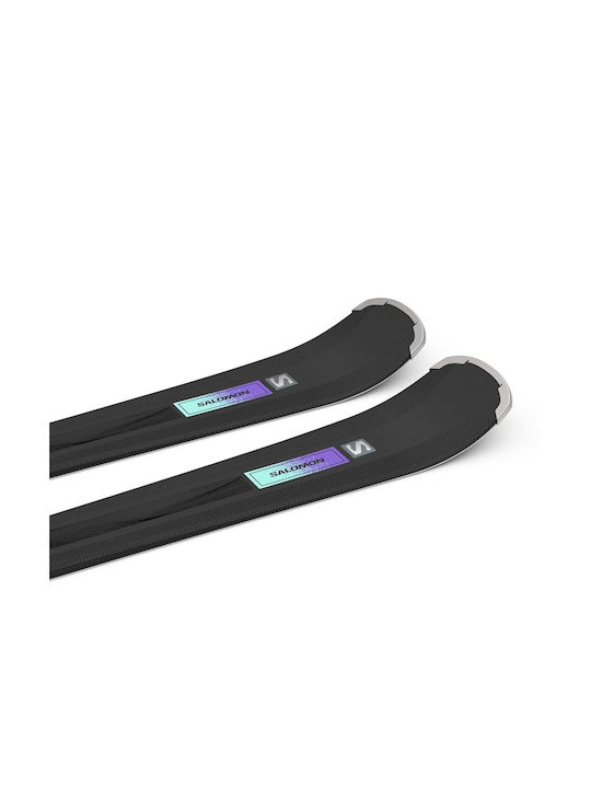 Salomon S Max N 6 Γυναικεία Πέδιλα Σκι σε Μαύρο Χρώμα με Δέστρες