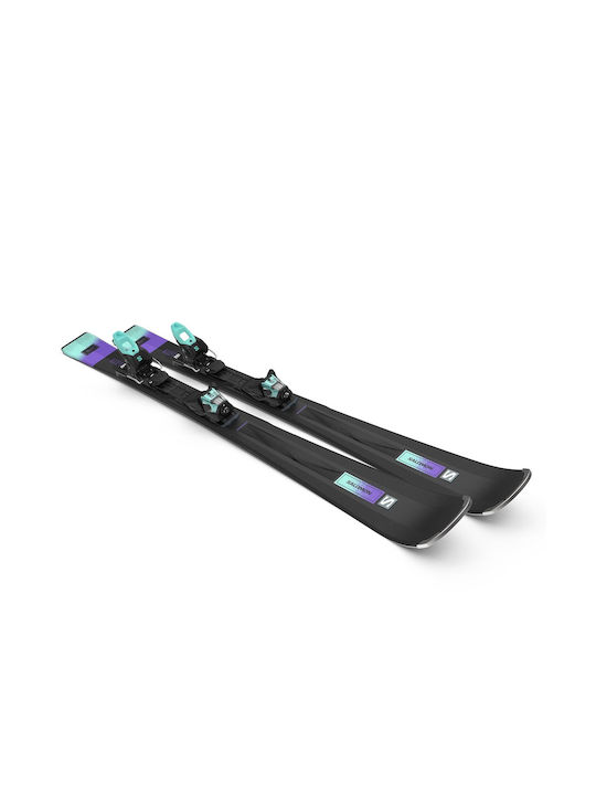 Salomon S Max N 6 Γυναικεία Πέδιλα Σκι σε Μαύρο Χρώμα με Δέστρες