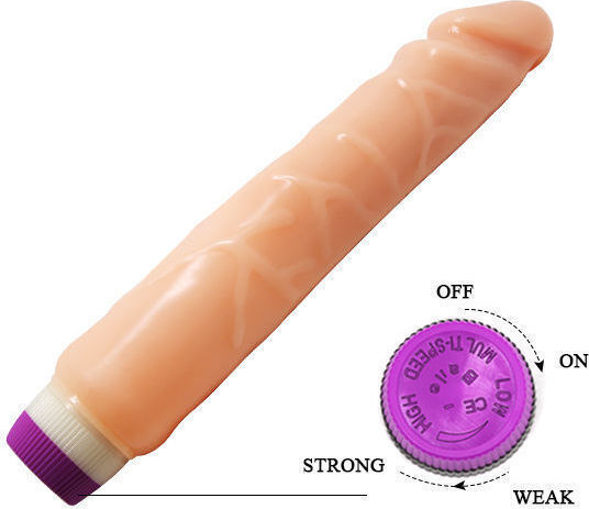 Baile Realistic Vibrator 25.5cm Carne