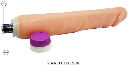 Baile Realistic Vibrator 25.5cm Carne