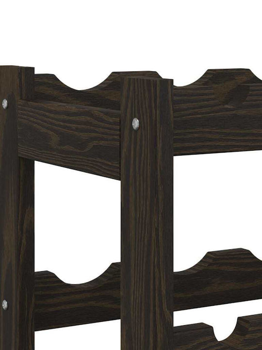 vidaXL С крака Κάβα Ποτών Дърво Черен 43x25x54εκ.