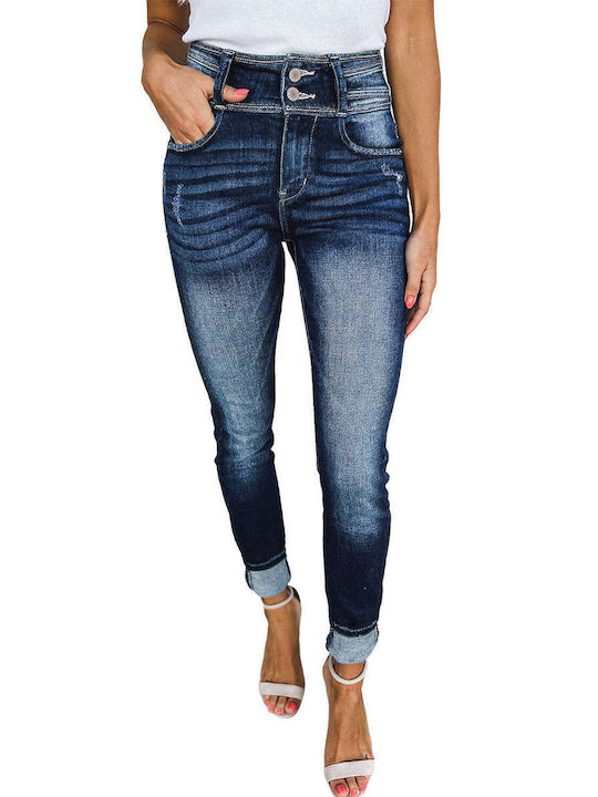 Amely Damenjeanshose in Enger Passform Blue