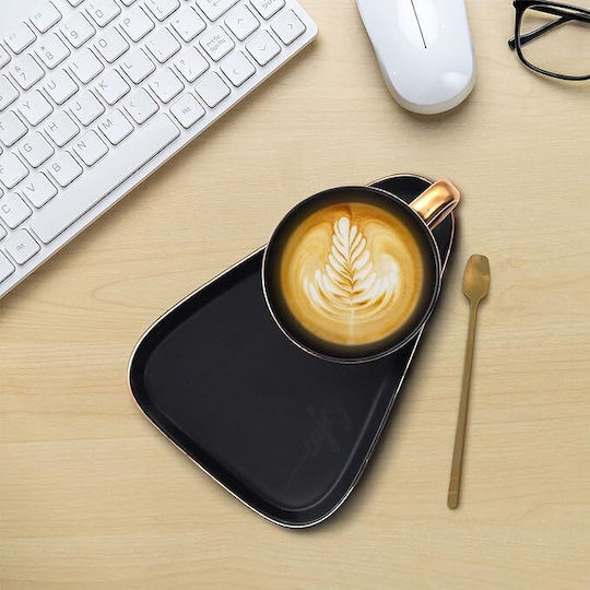 Tasse Kaffee aus Porzellan Schwarz 225ml