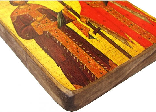 Taufgeschenk mit Kirchlichem Bild aus Holz 1cm