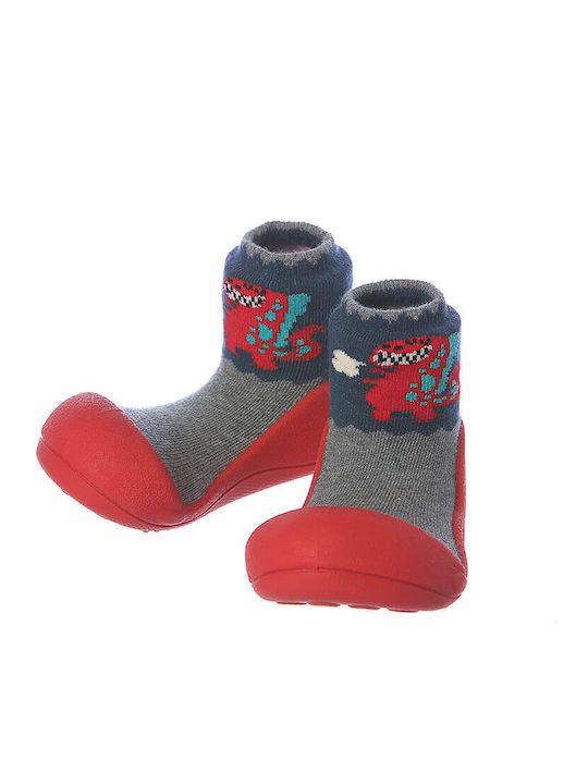 Attipas Kids' Slipper Socks Red