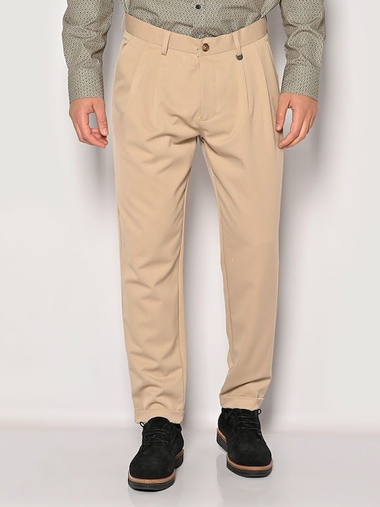 Sogo Herrenhose Beige