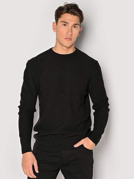 Brokers Jeans Men's Long Sleeve Sweater BLACK