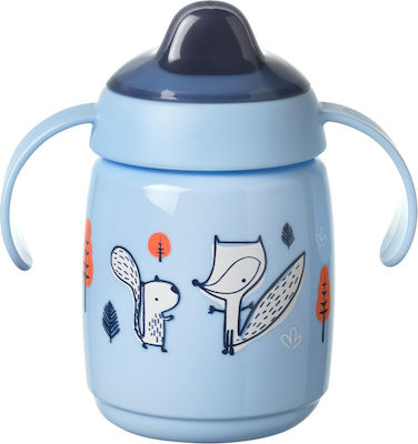 Tommee Tippee Lernbecher Kunststoff mit Griffen Blau für 6m+m+ 300ml