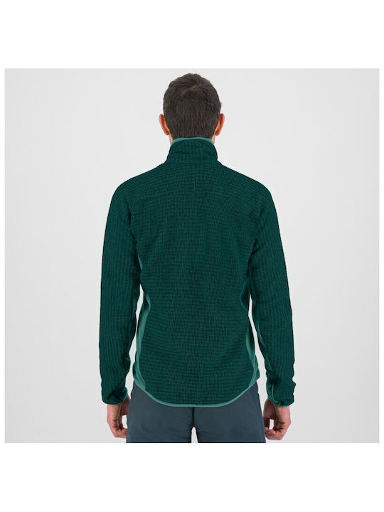 Karpos Outdoor Men's Fleece Cardigan with Zipper ''''Rocchetta Forest/North Atlantic Men's Fleece Cardigan Karpos'''' does not mention any color.