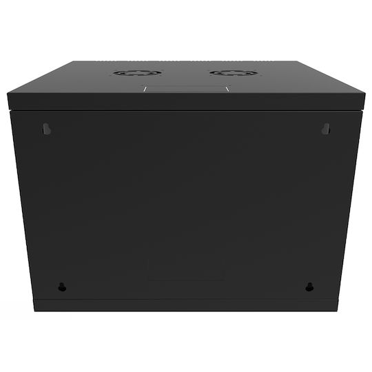 Canovate Монтиран на стена Рак кабинет 6U 60x60см Черен WS3O-9-0666A