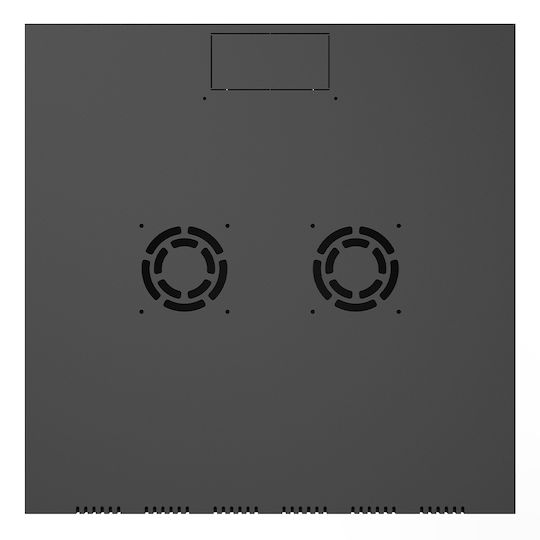 Canovate Επιτοίχια Καμπίνα Rack 6U 60x40cm Μαύρο WS3O-9-0664A