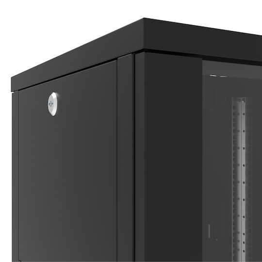 Canovate С крака Рак кабинет 16U 60x80см Черен CSN-U-9-1668A