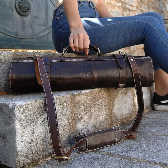 Tips Θήκη Μαχαιριών Δερμάτινη Τσάντα