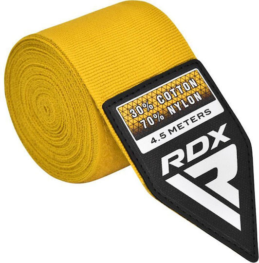 RDX Handwraps Μπαντάζ 4.5m Κίτρινα