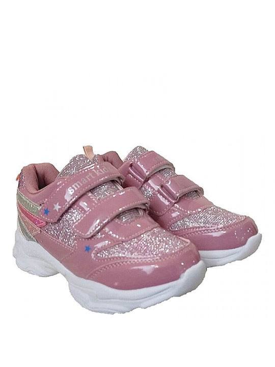 SmartKids Kids Sneakers with Scratch Pink