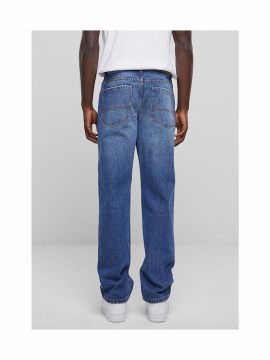 Heavy Ounce Мъжки Джинсов Панталон Relaxed Straight Fit Средносин