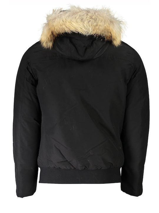 Woolrich Herren Winter Jacke Lässig Black