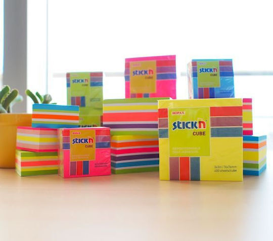 Stick'N Note Pads in Cube 400 Sheets
