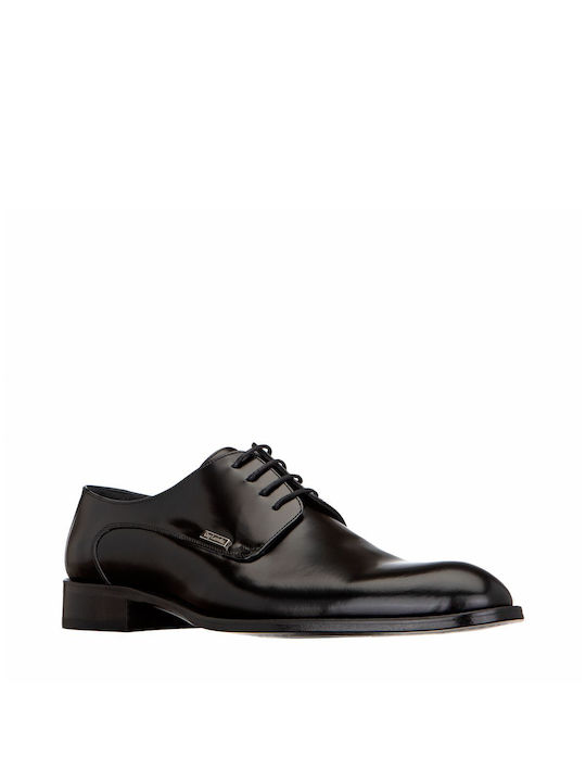 Guy Laroche Men's Leather Dress Shoes Black