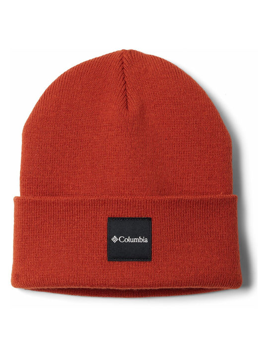 Columbia City Trek Heavyweight Beanie Unisex Beanie Knitted in Red color