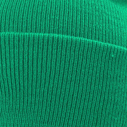 Beanie Unisex Beanie Gestrickt in Grün Farbe
