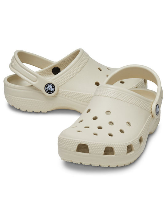 Crocs Παιδικά Παπουτσάκια Θαλάσσης Classic Clog T Μπεζ