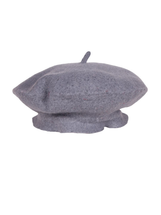 Frauen Wolle Hut Baskenmütze Gray
