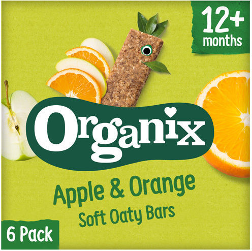 Organix Bar Soft Oaty Bars with Flavor Apple-Turkey 23gr for 12+ months 6pcs