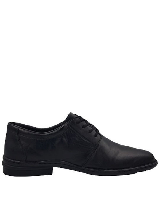 Rieker Men's Leather Dress Shoes Black